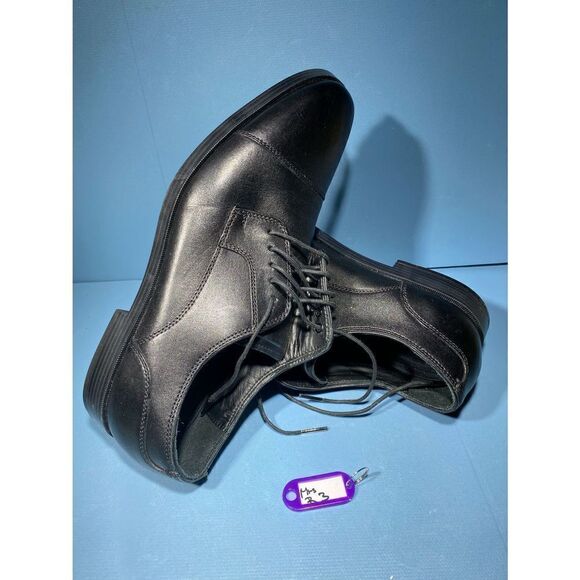 COLE HAAN  Mens GRAND.OS C23770 Black Leather Oxford casual Shoes Sz US 9,5 - Picture 1 of 8